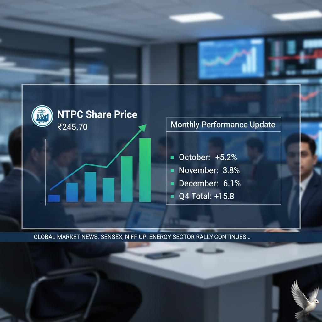 NTPC Share Price and Monthly Performance Update