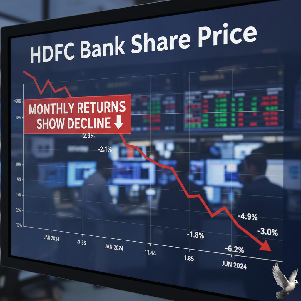 HDFC Bank Share Price: Monthly Returns Show Decline