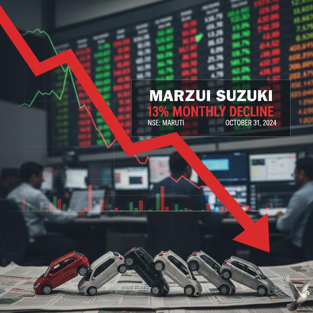 Maruti Suzuki Shares Register Nearly 13% Monthly Decline