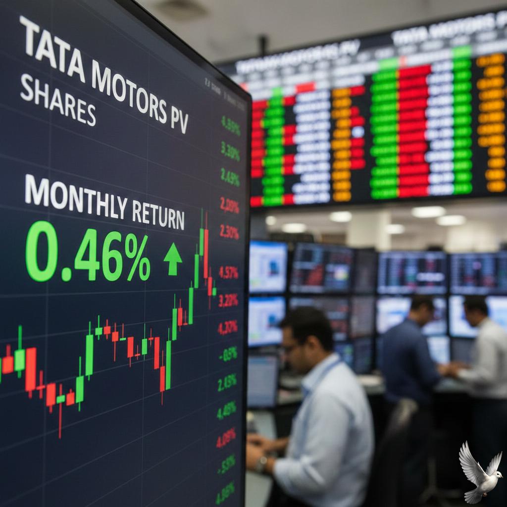 Tata Motors PV Shares Post 0.46% Monthly Return