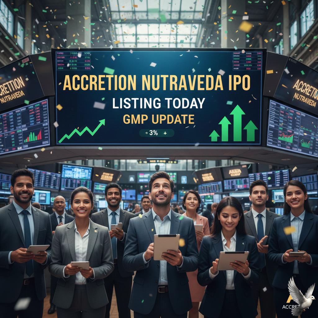 Accretion Nutraveda IPO Listing Today; GMP Update