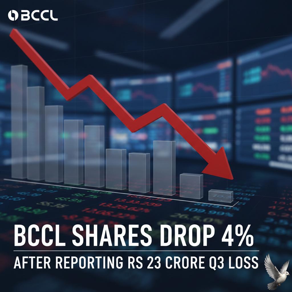 BCCL Shares Drop 4% After Reporting Rs 23 Crore Q3 Loss