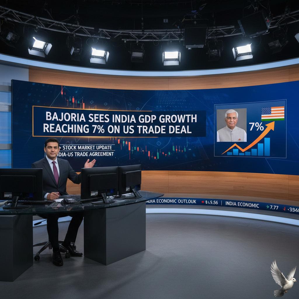 Bajoria Sees India GDP Growth Reaching 7% on US Trade Deal