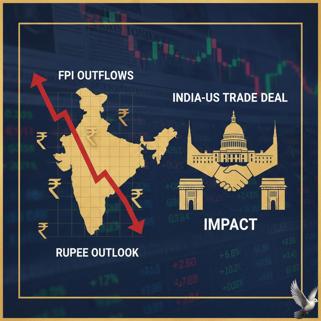 Impact of India-US Trade Deal on FPI Outflows and Rupee Outlook
