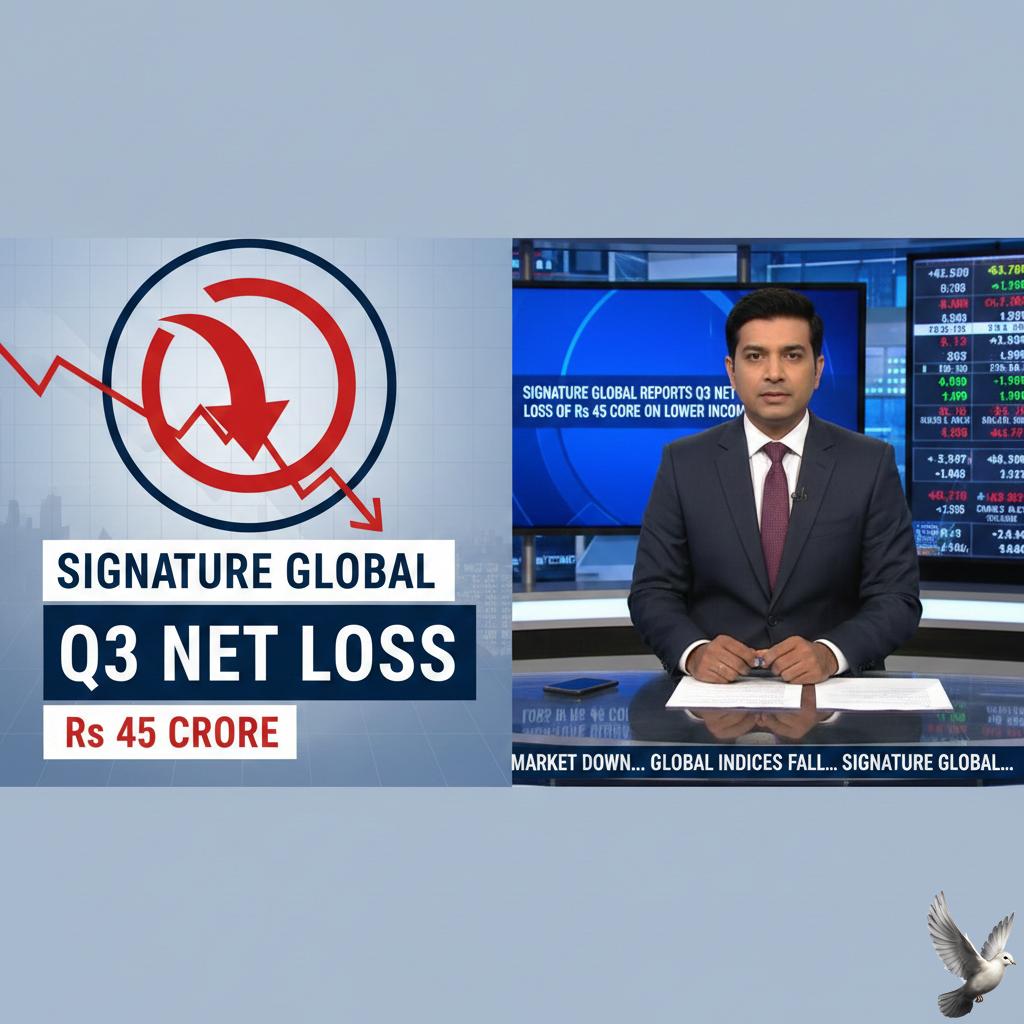 Signature Global Reports Q3 Net Loss of Rs 45 Crore on Lower Income