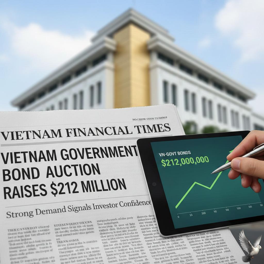 Vietnam Government Bond Auction Raises $212 Million