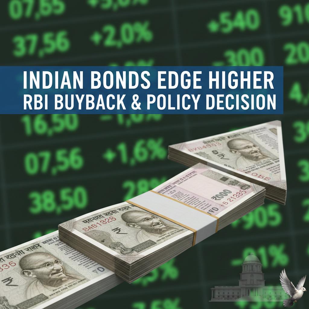Indian Bonds Edge Higher Ahead of RBI Buyback and Policy Decision