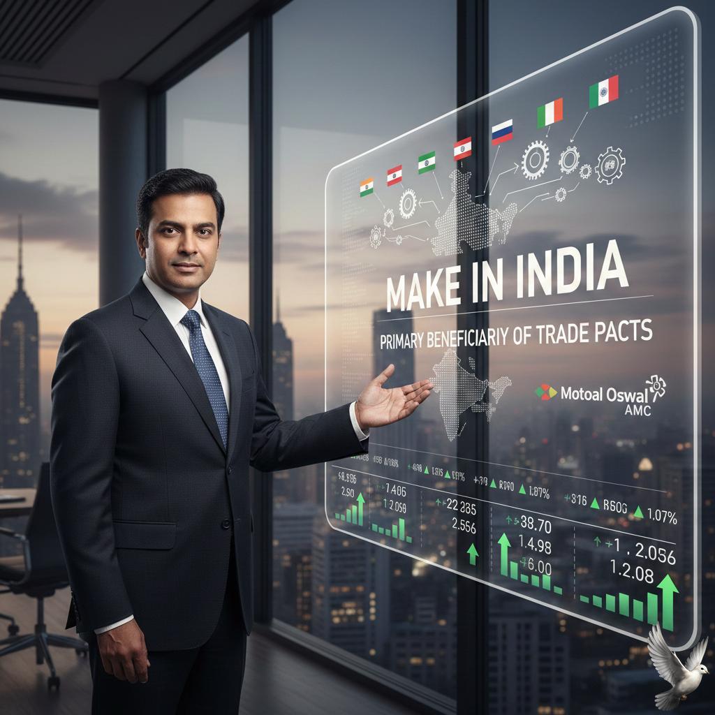 Motilal Oswal AMC's Agarwal Views Make in India as Primary Beneficiary of Trade Pacts