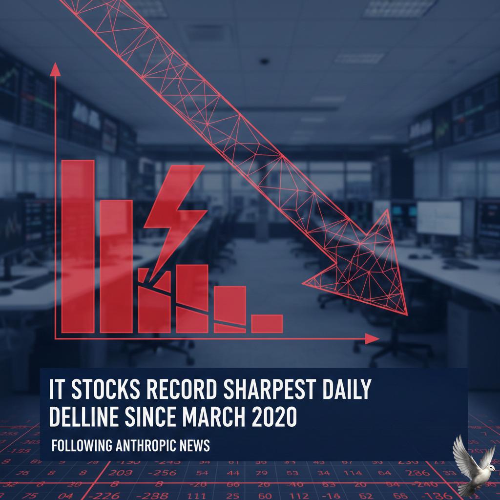 IT Stocks Record Sharpest Daily Decline Since March 2020 Following Anthropic News
