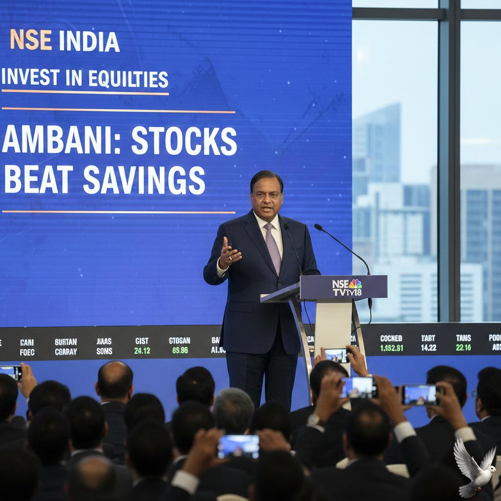 Mukesh Ambani Advocates Stock Market Investment Over Bank Savings