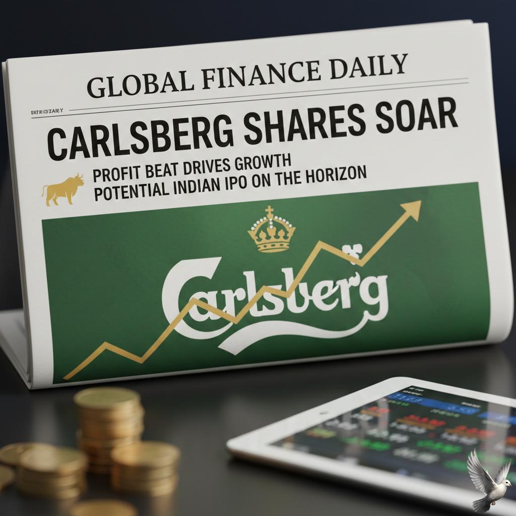 Carlsberg Shares Rise on Profit Beat and Potential Indian IPO