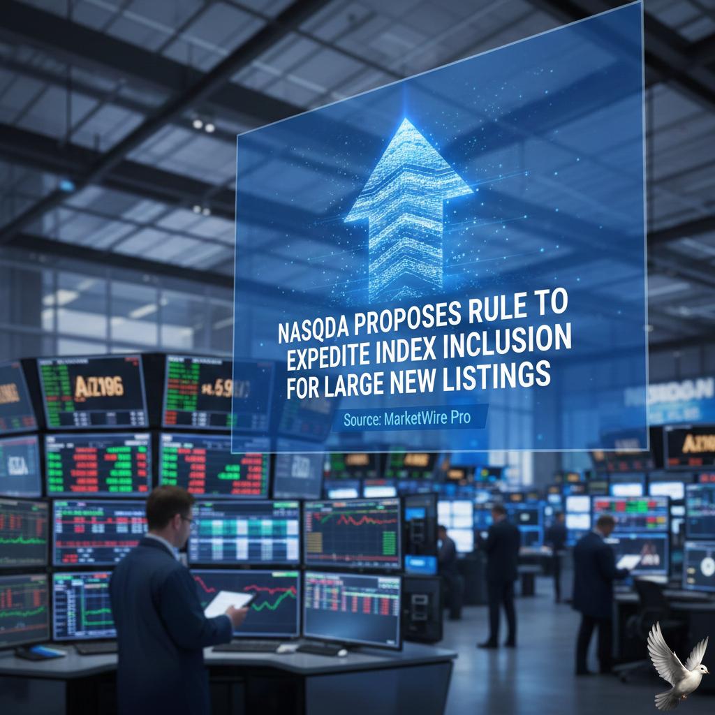 Nasdaq Proposes Rule to Expedite Index Inclusion for Large New Listings