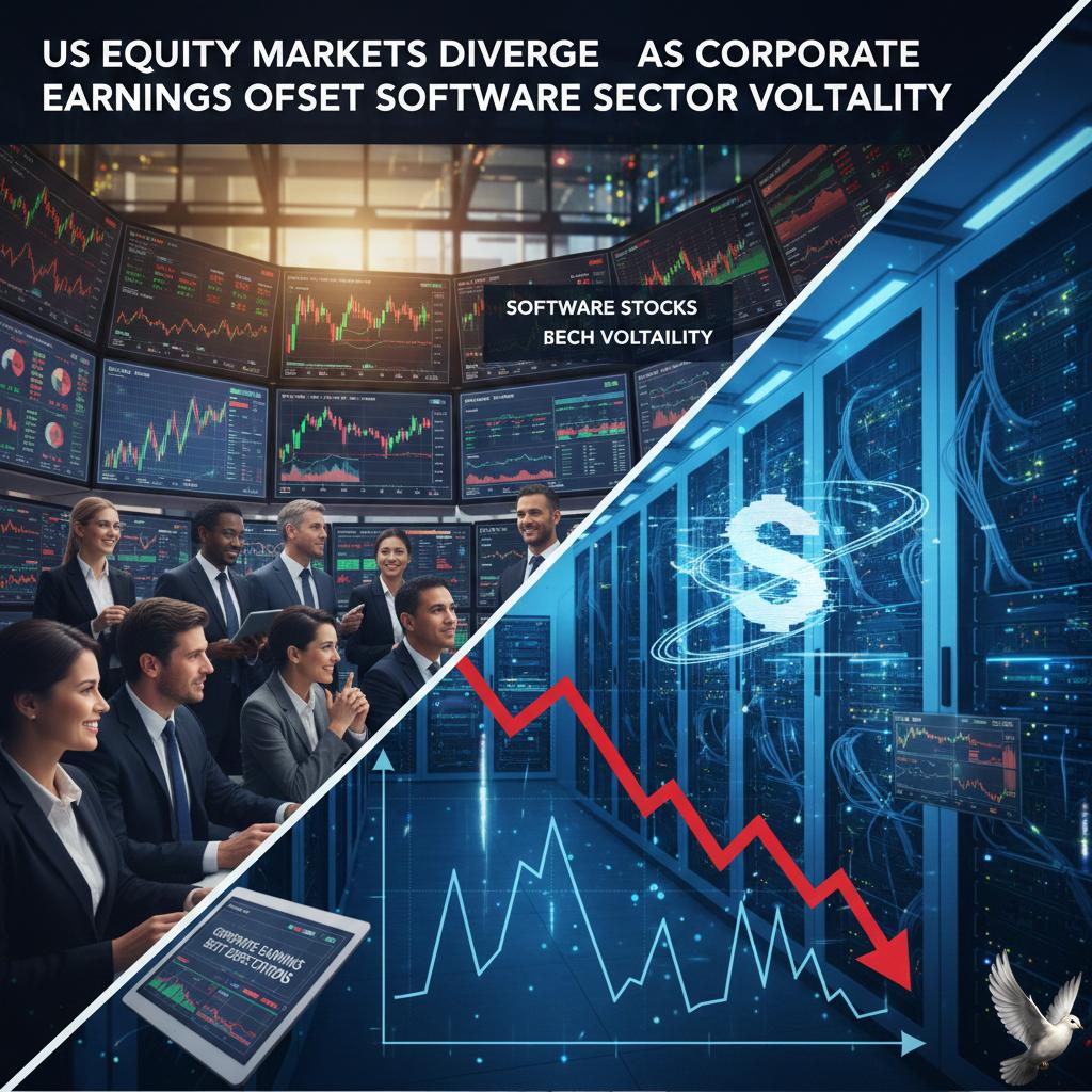 US Equity Markets Diverge as Corporate Earnings Offset Software Sector Volatility