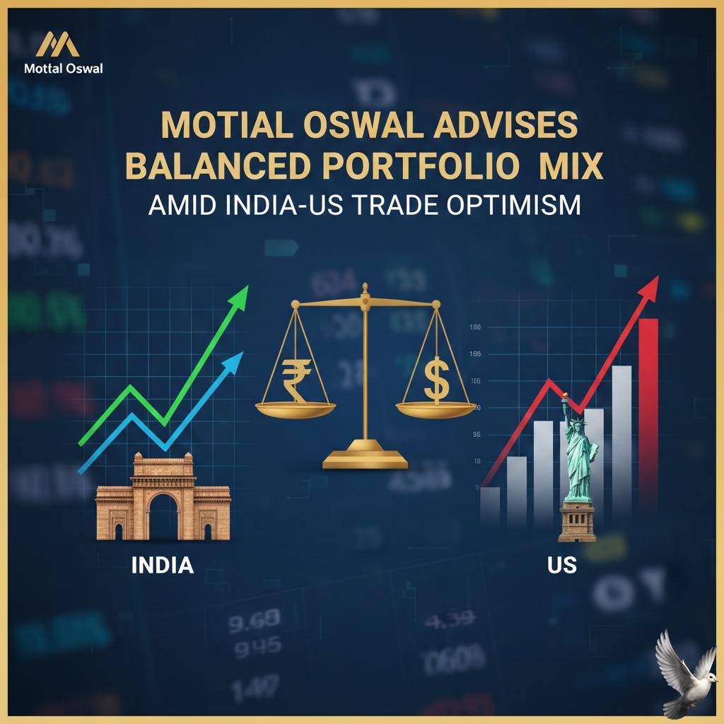 Motilal Oswal Advises Balanced Portfolio Mix Amid India-US Trade Optimism