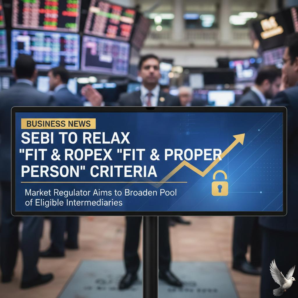 SEBI to Relax Fit and Proper Person Criteria