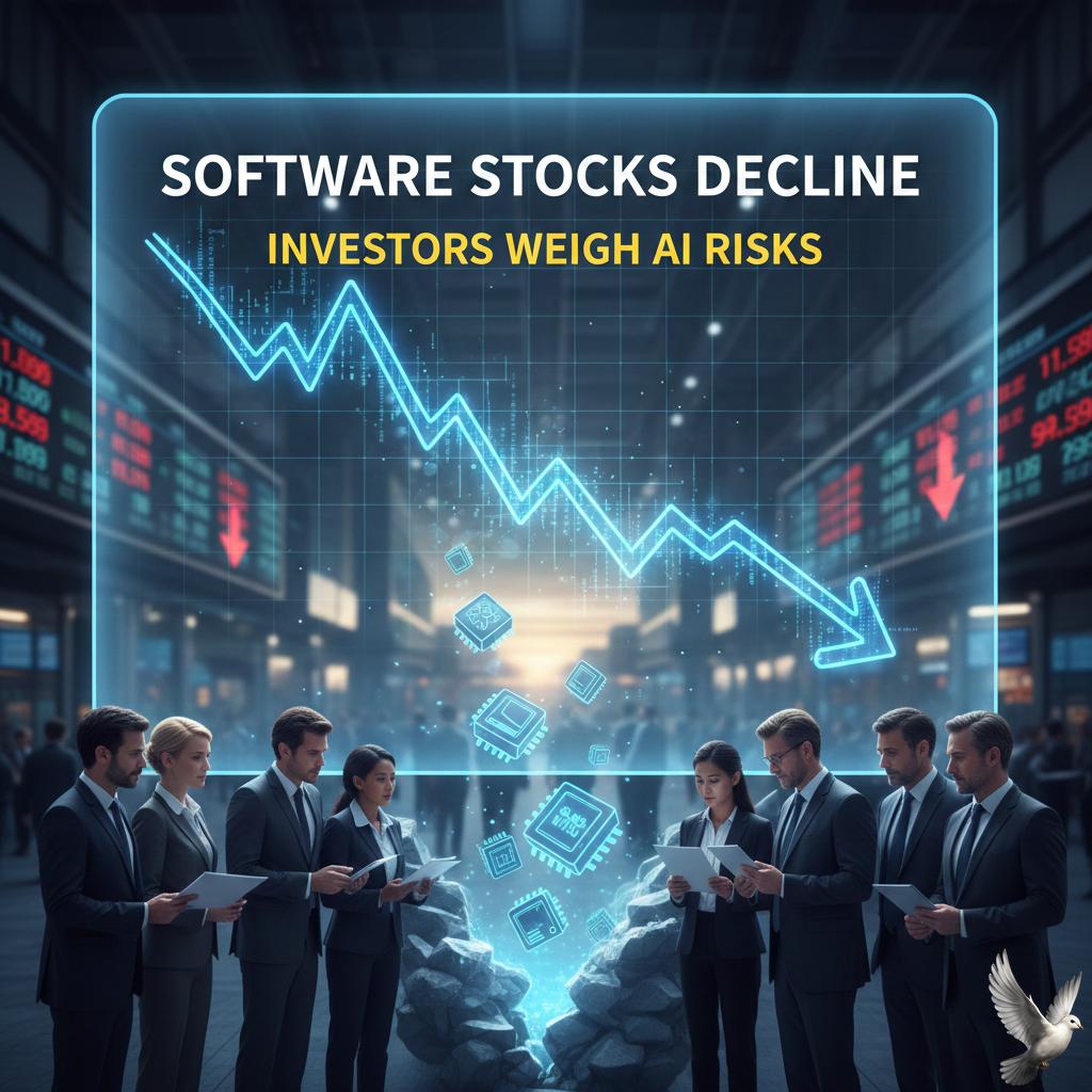 Software Stocks Decline as Investors Weigh AI Risks