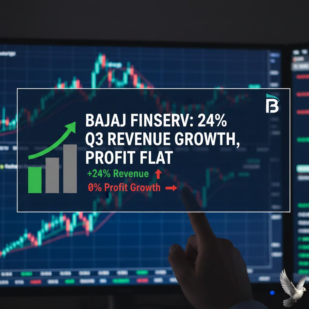 Bajaj Finserv Reports 24% Q3 Revenue Growth With Flat Profit