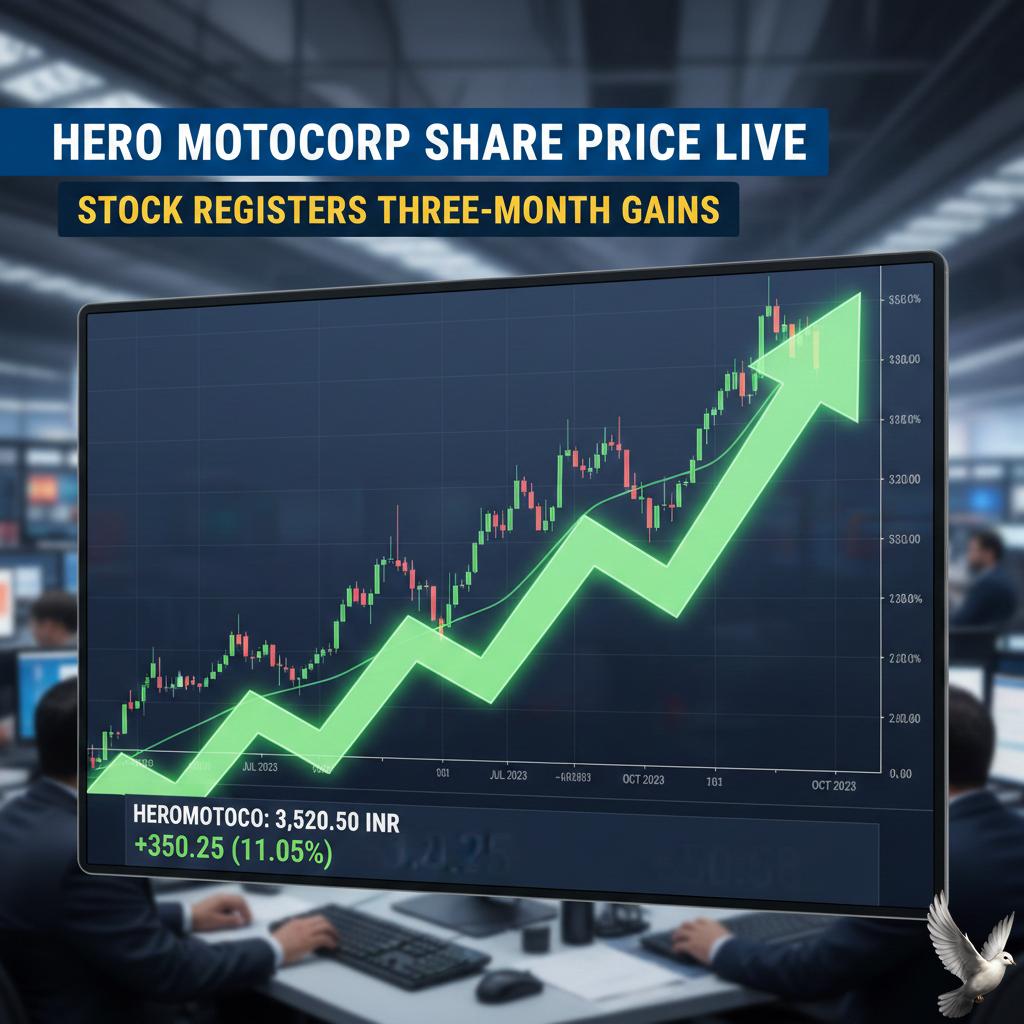 Hero MotoCorp Share Price Live: Stock Registers Three-Month Gains