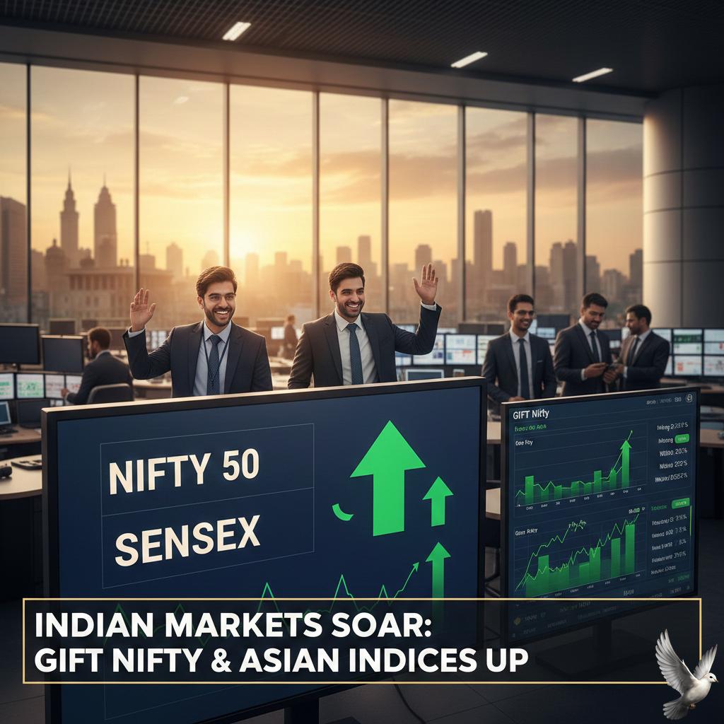 Indian Stock Market Gains as GIFT Nifty and Asian Indices Rise