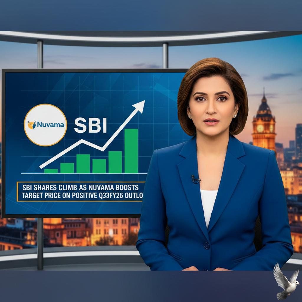 SBI Shares Rise as Nuvama Hikes Target Price Following Q3FY26 Results