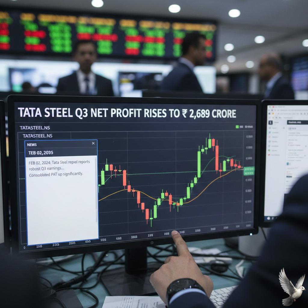 Tata Steel Q3 Net Profit Rises to Rs 2,689 Crore