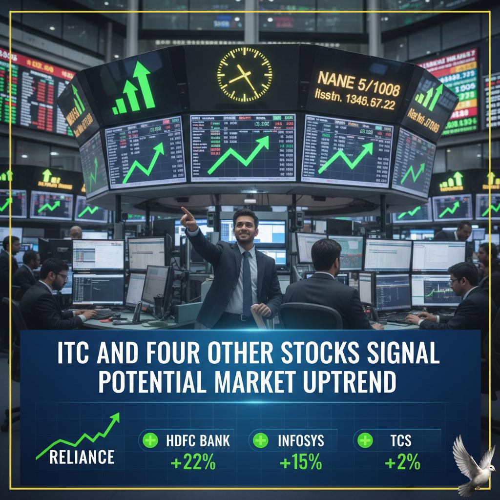 ITC and Four Other Stocks Signal Potential Market Uptrend