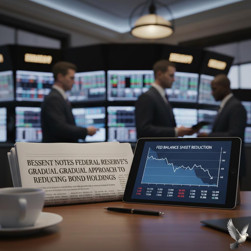 Bessent Notes Federal Reserve’s Gradual Approach to Reducing Bond Holdings