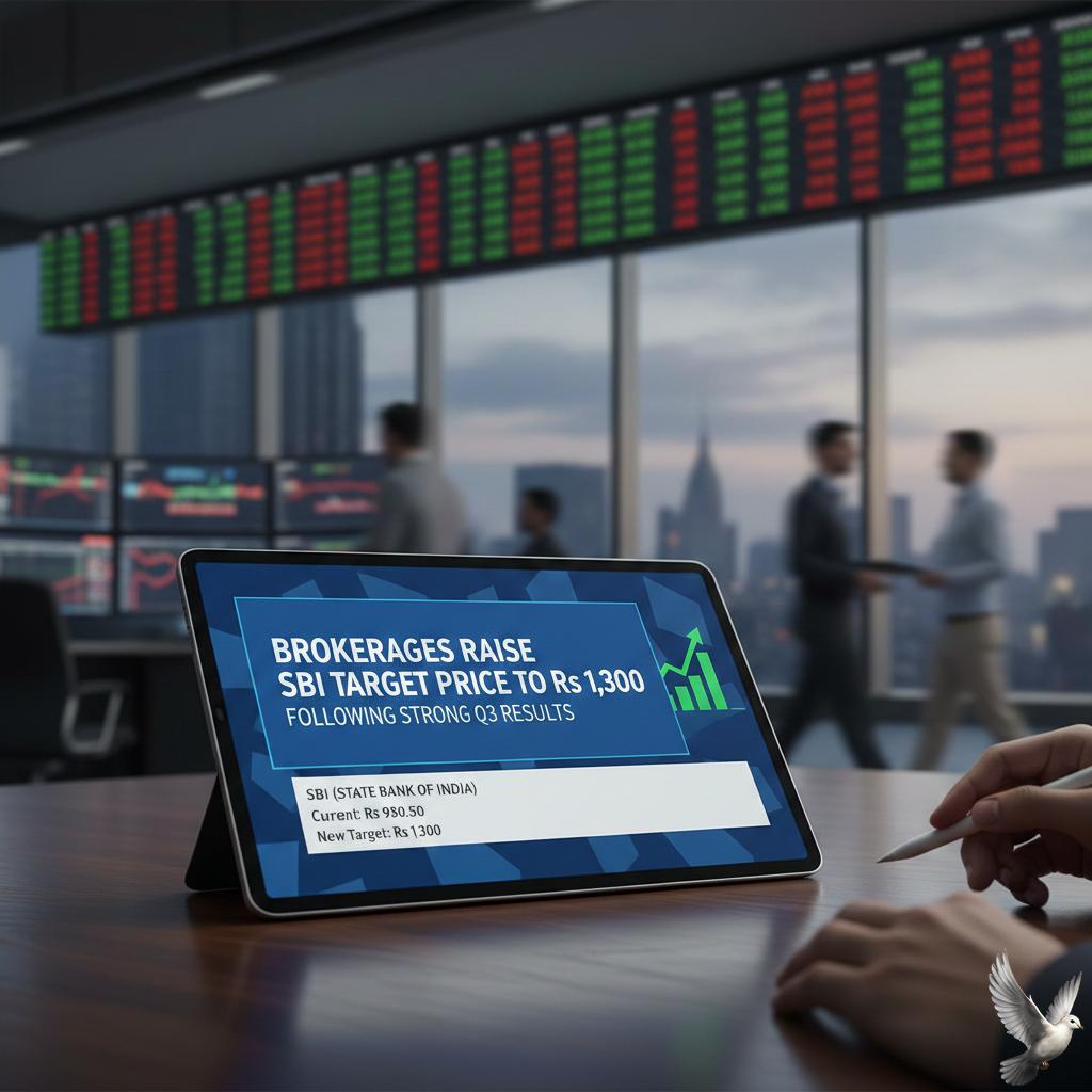 Brokerages Raise SBI Target Price to Rs 1,300 Following Strong Q3 Results
