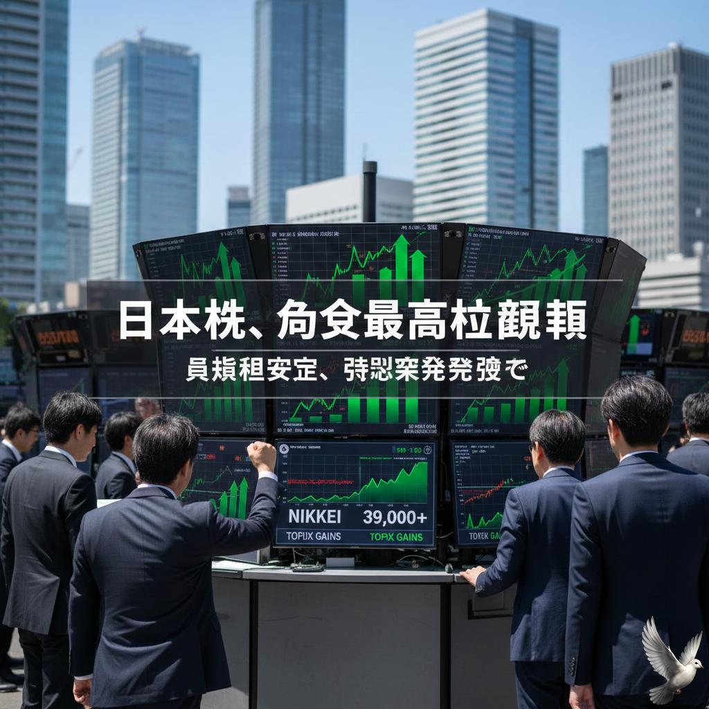 Japan Stocks Reach Record High as Long-Term Yields Stabilize Following Stimulus Proposal