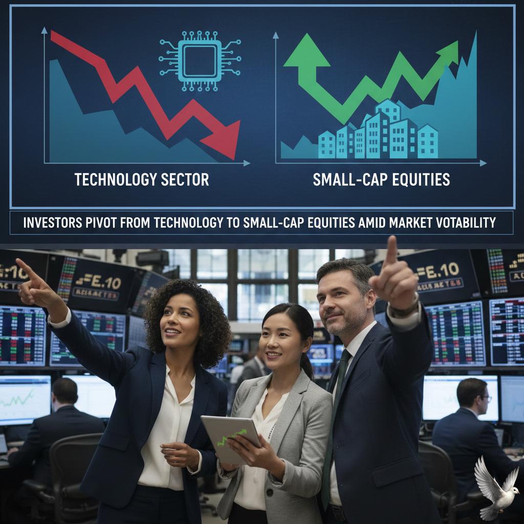 Investors Pivot from Technology to Small-Cap Equities amid Market Volatility