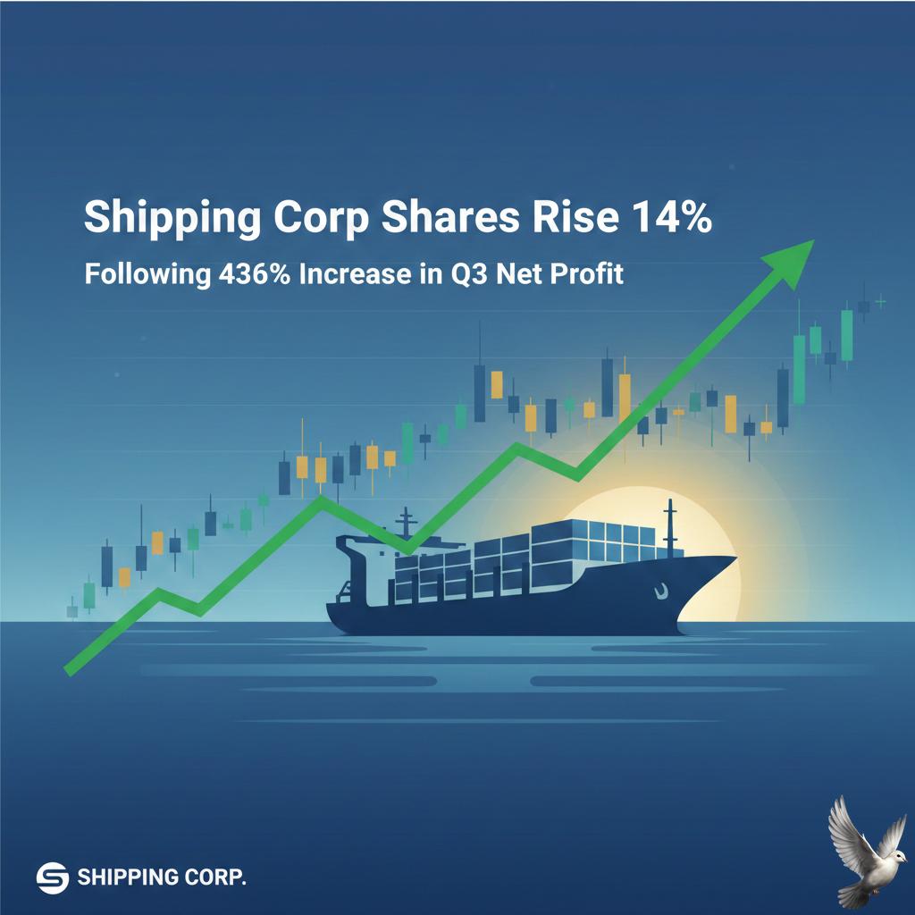 Shipping Corp Shares Rise 14% Following 436% Increase in Q3 Net Profit