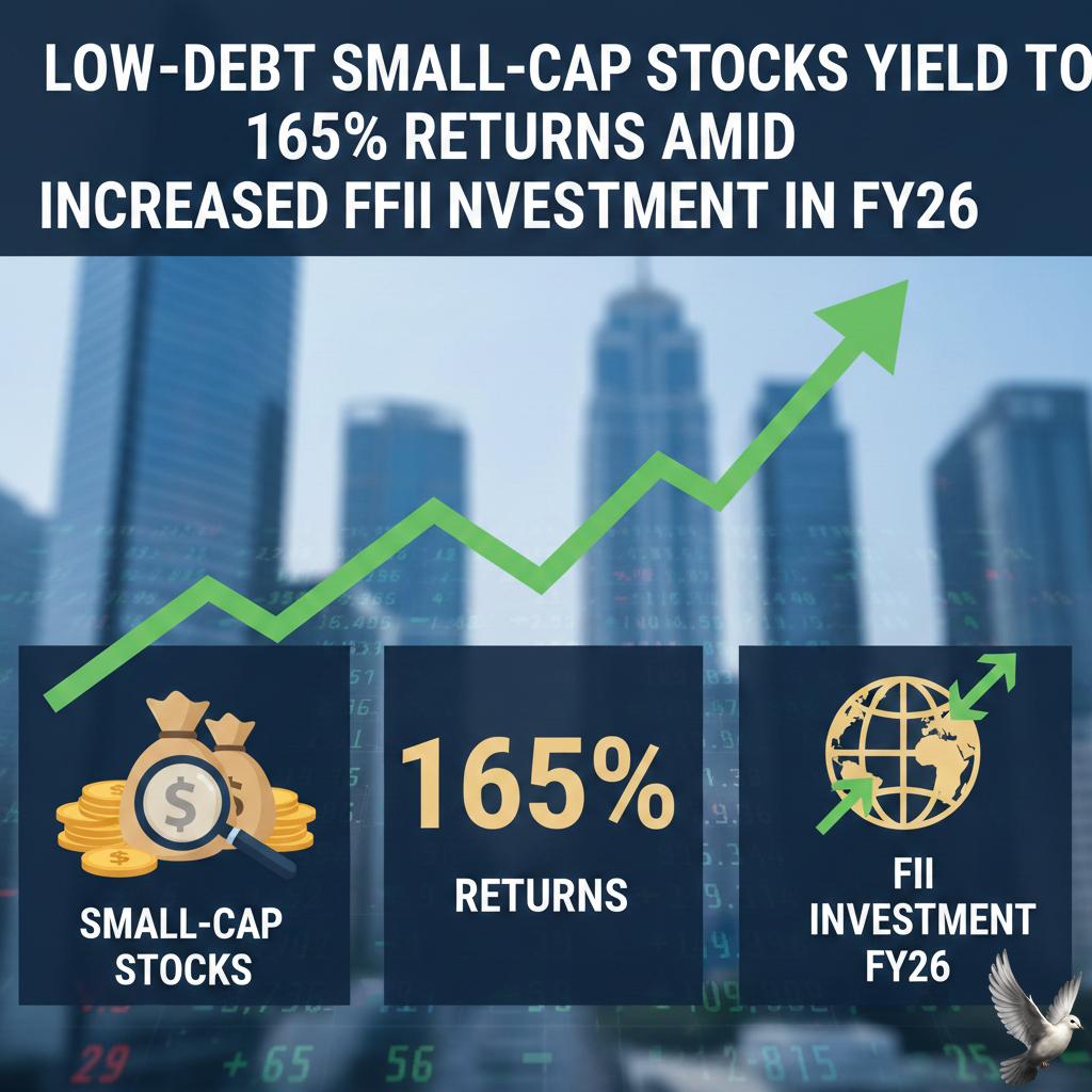 Low-Debt Small-Cap Stocks Yield Up to 165% Returns Amid Increased FII Investment in FY26