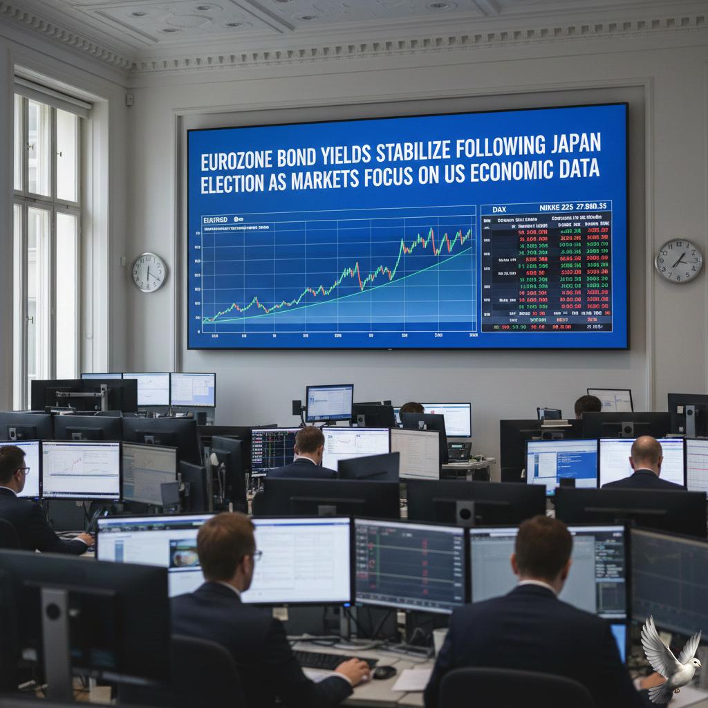 Eurozone Bond Yields Stabilize Following Japan Election as Markets Focus on US Economic Data