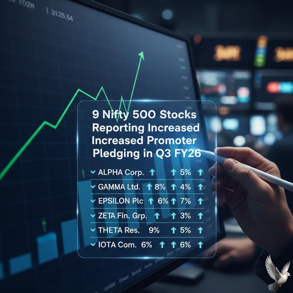 9 Nifty 500 Stocks Reporting Increased Promoter Pledging in Q3 FY26