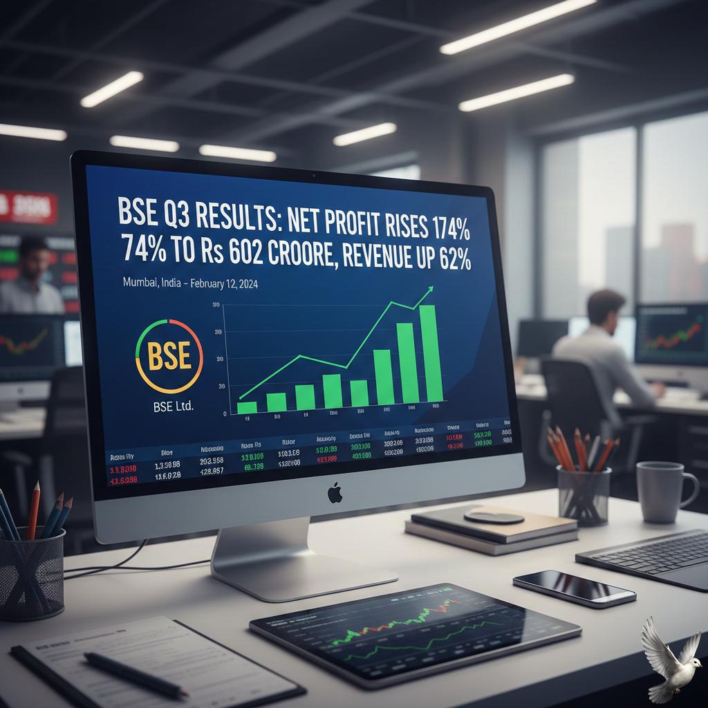 BSE Q3 Results: Net Profit Rises 174% YoY to Rs 602 Crore, Revenue Up 62%