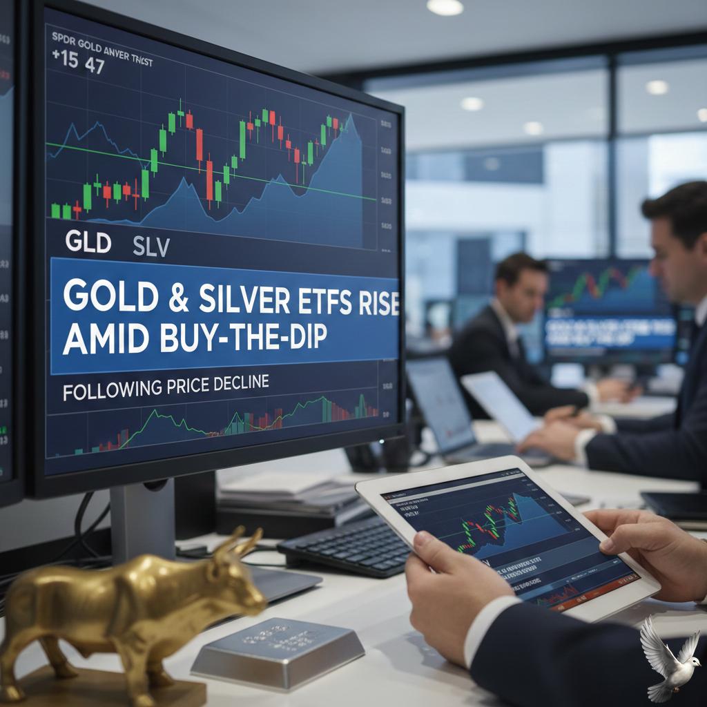 Gold and Silver ETFs Rise Amid Buy-the-Dip Activity Following Price Decline