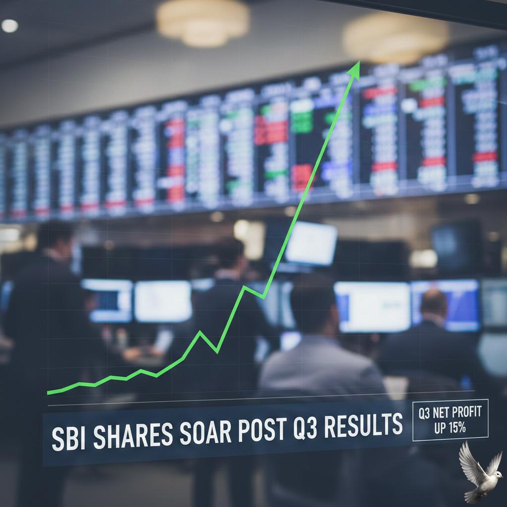 SBI shares rise following Q3 financial results