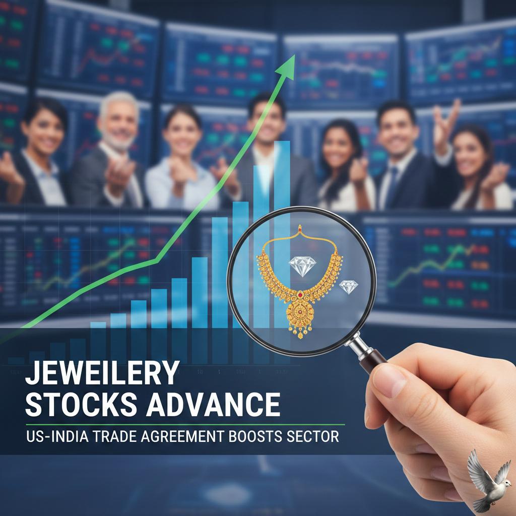 Jewellery Stocks Advance Following US-India Trade Agreement