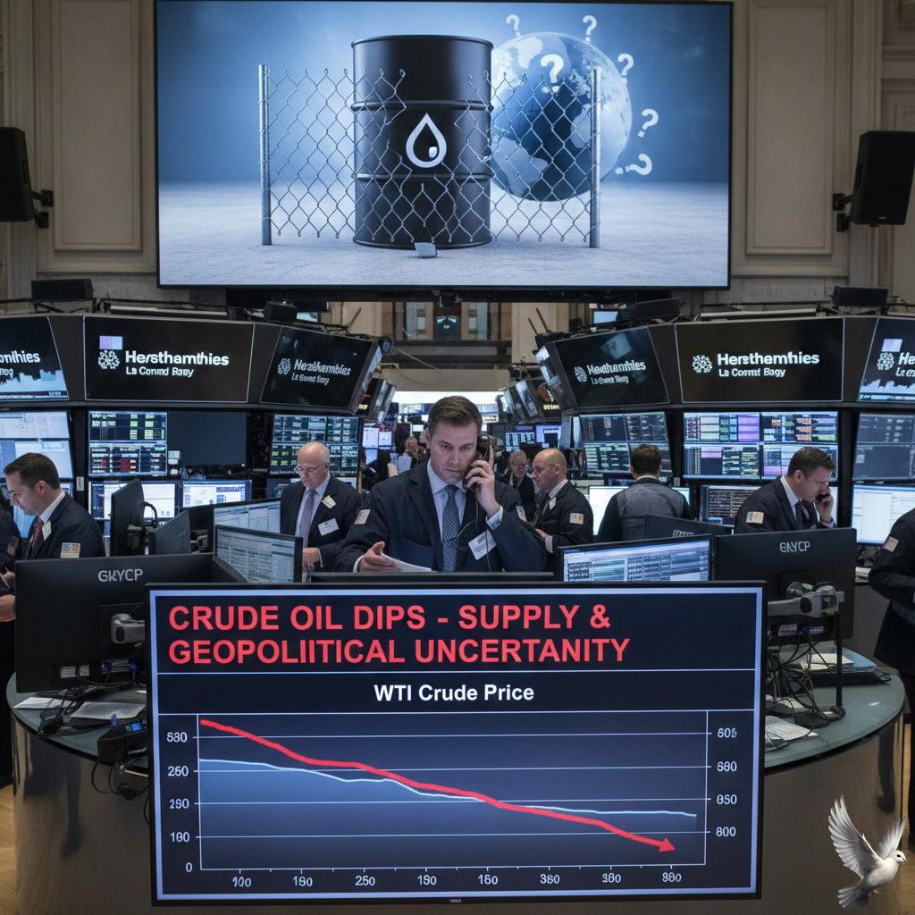 Oil prices soften as market assesses supply outlook and geopolitical developments