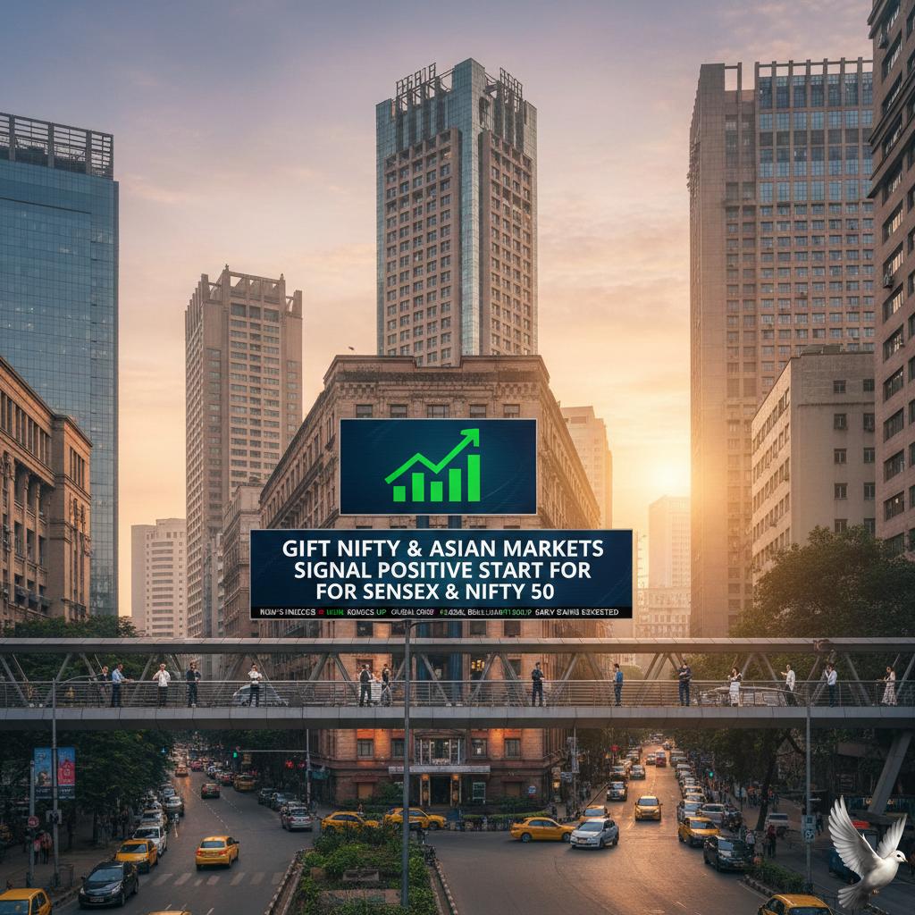 GIFT Nifty and Asian Markets Signal Positive Start for Sensex and Nifty 50