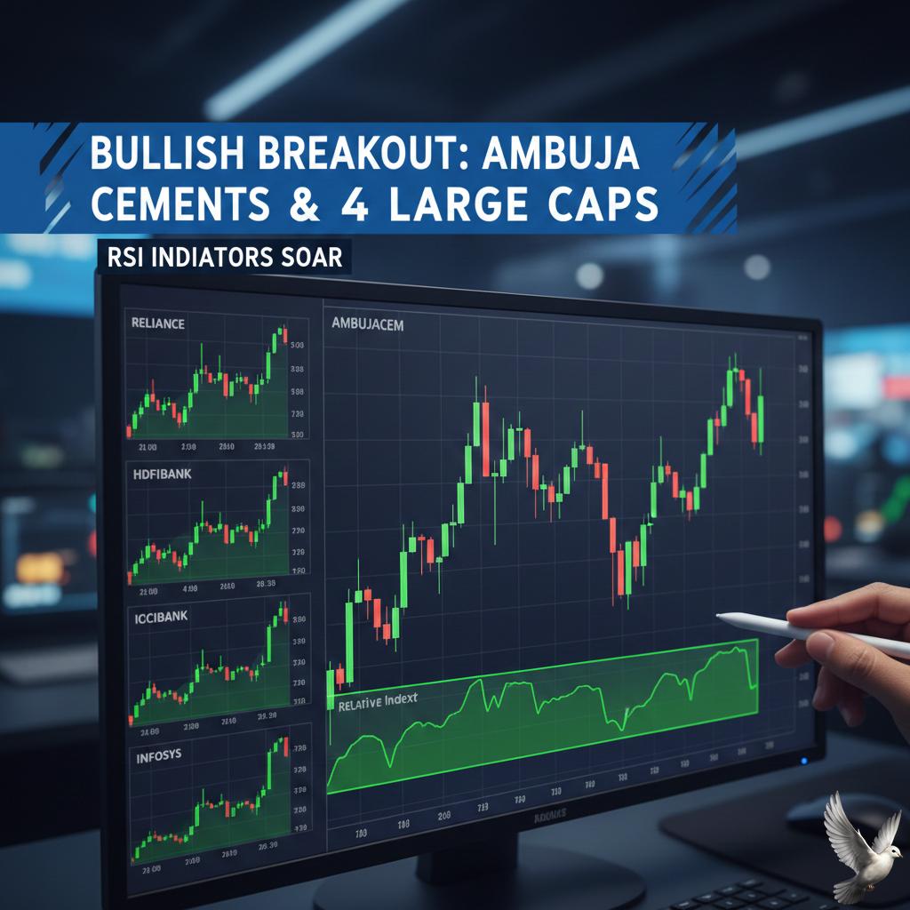 Ambuja Cements and Four Other Large-Cap Stocks Record Bullish RSI Indicators