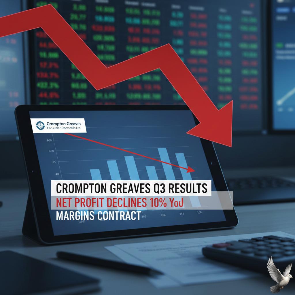 Crompton Greaves Q3 Results: Net Profit Declines 10% YoY as Margins Contract