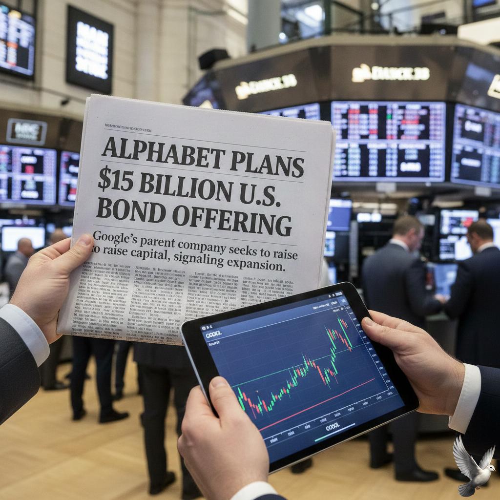 Alphabet Plans $15 Billion U.S. Bond Offering