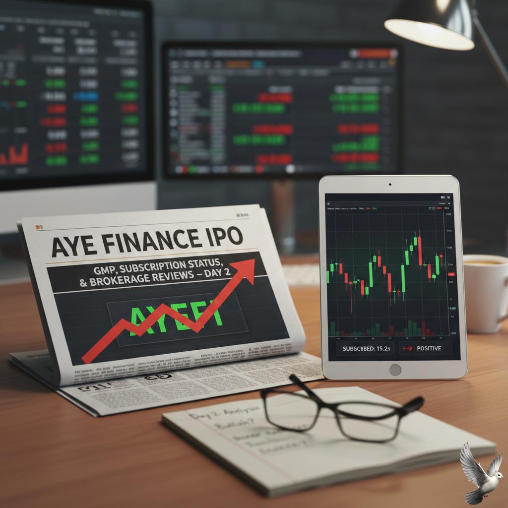 Aye Finance IPO: GMP, Subscription Status, and Brokerage Reviews on Day 2