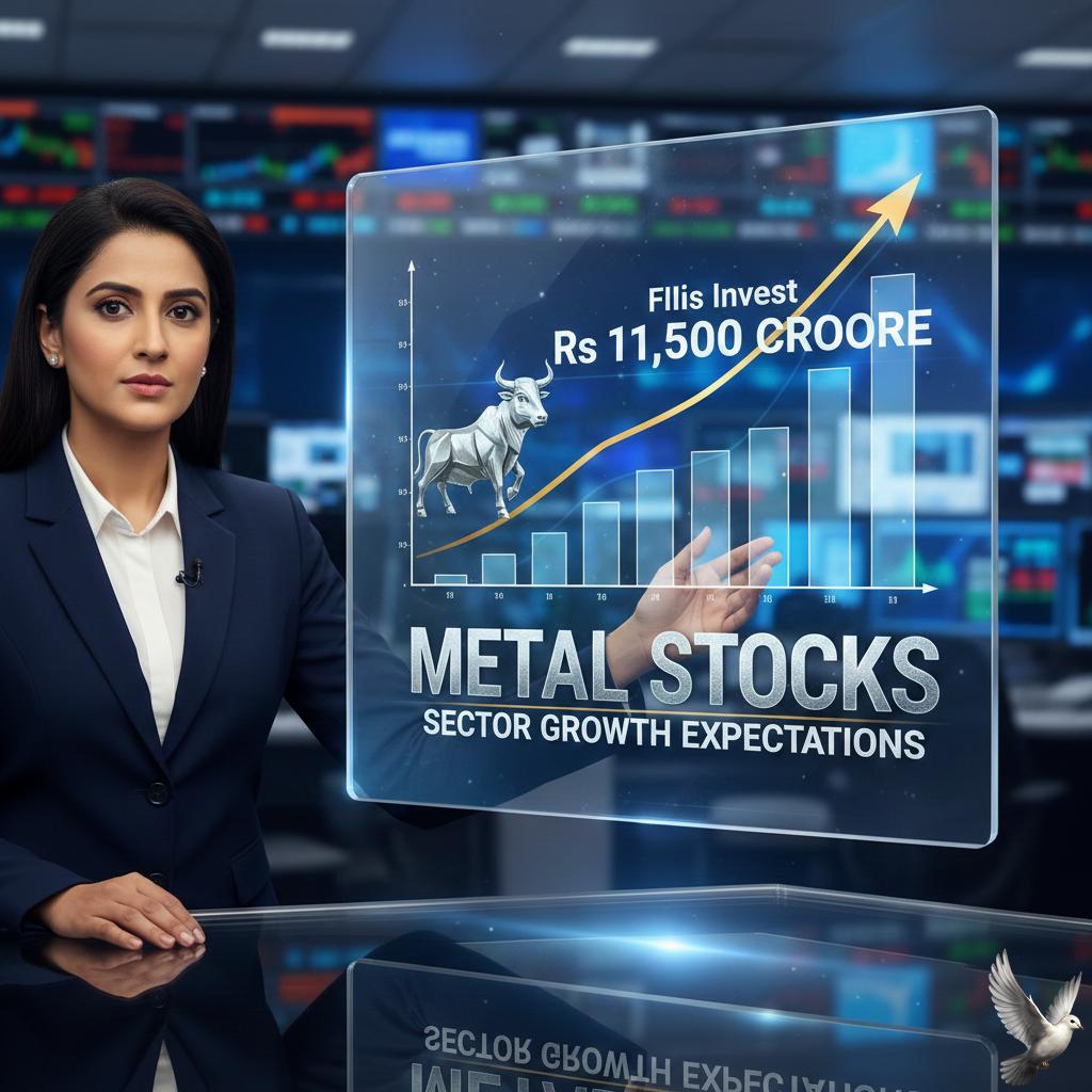 FIIs Invest Rs 11,500 Crore in Metal Stocks Amid Sector Growth Expectations