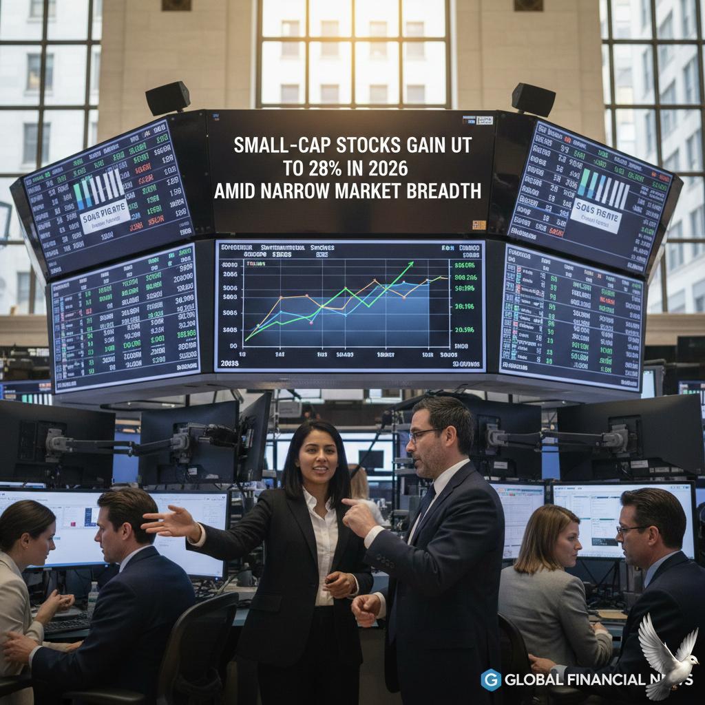 Small-cap Stocks Gain Up to 28% in 2026 Amid Narrow Market Breadth