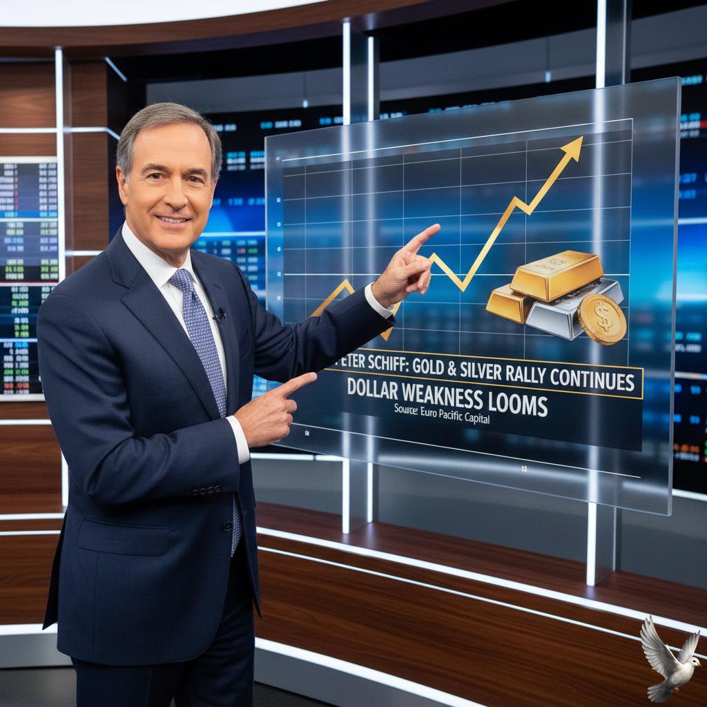 **Peter Schiff Projects Continued Gold and Silver Rally Amid Potential Dollar Weakness**