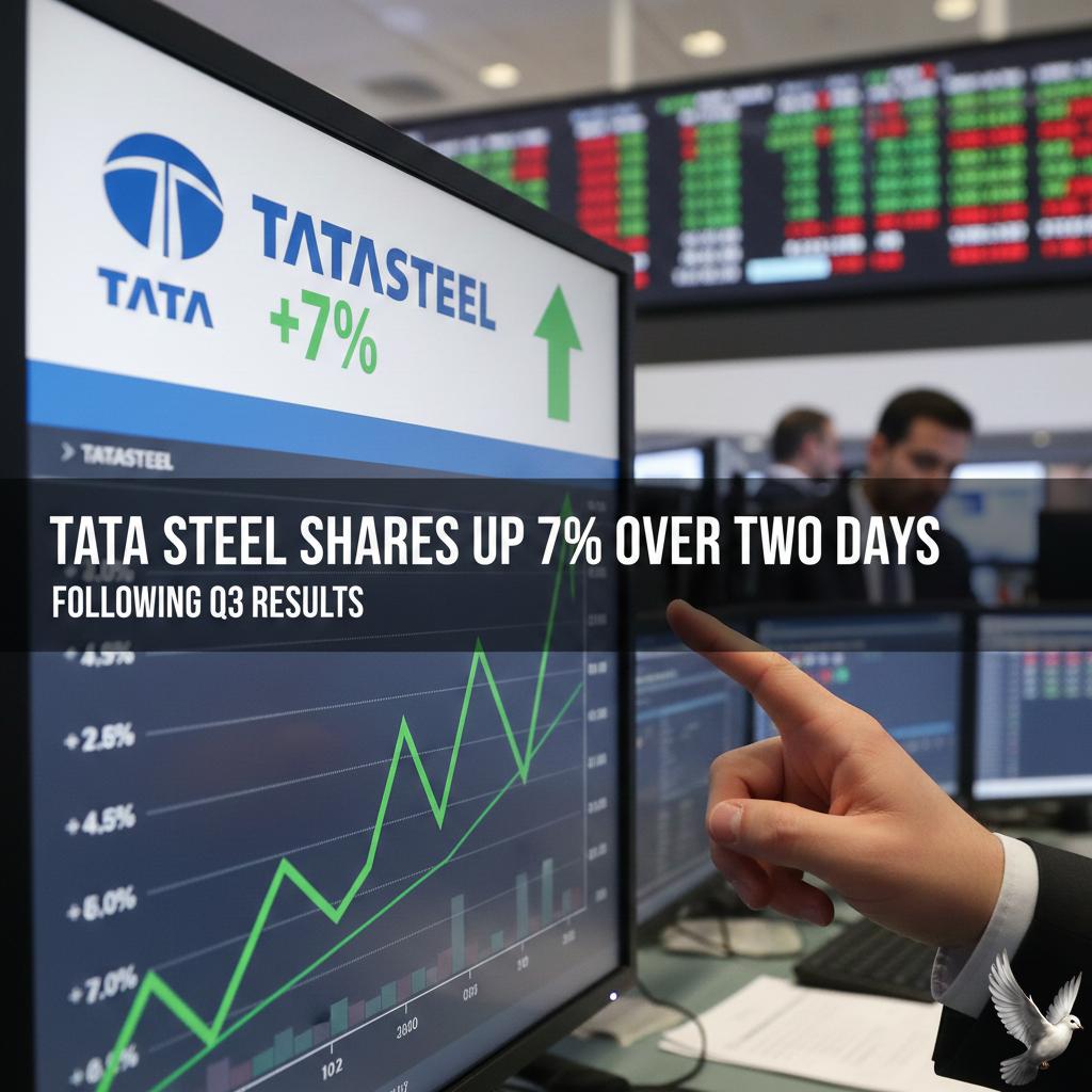 Tata Steel Shares Up 7% Over Two Days Following Q3 Results