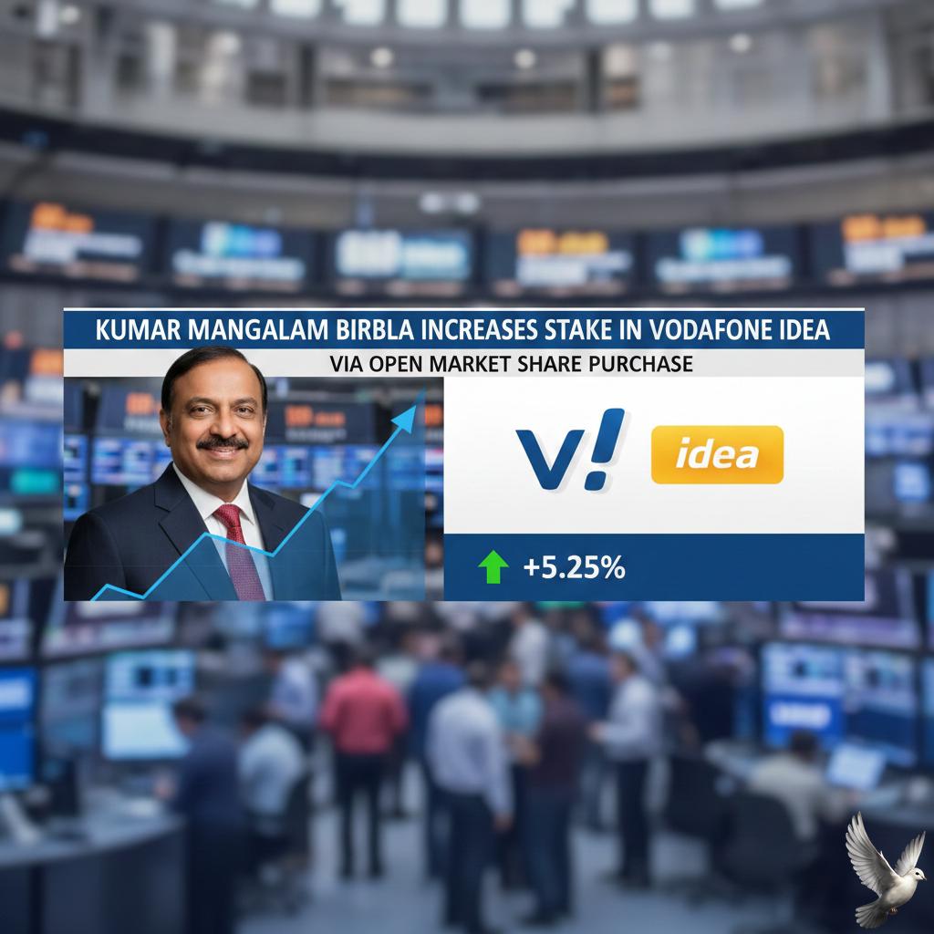 Kumar Mangalam Birla Increases Stake in Vodafone Idea via Open Market Share Purchase