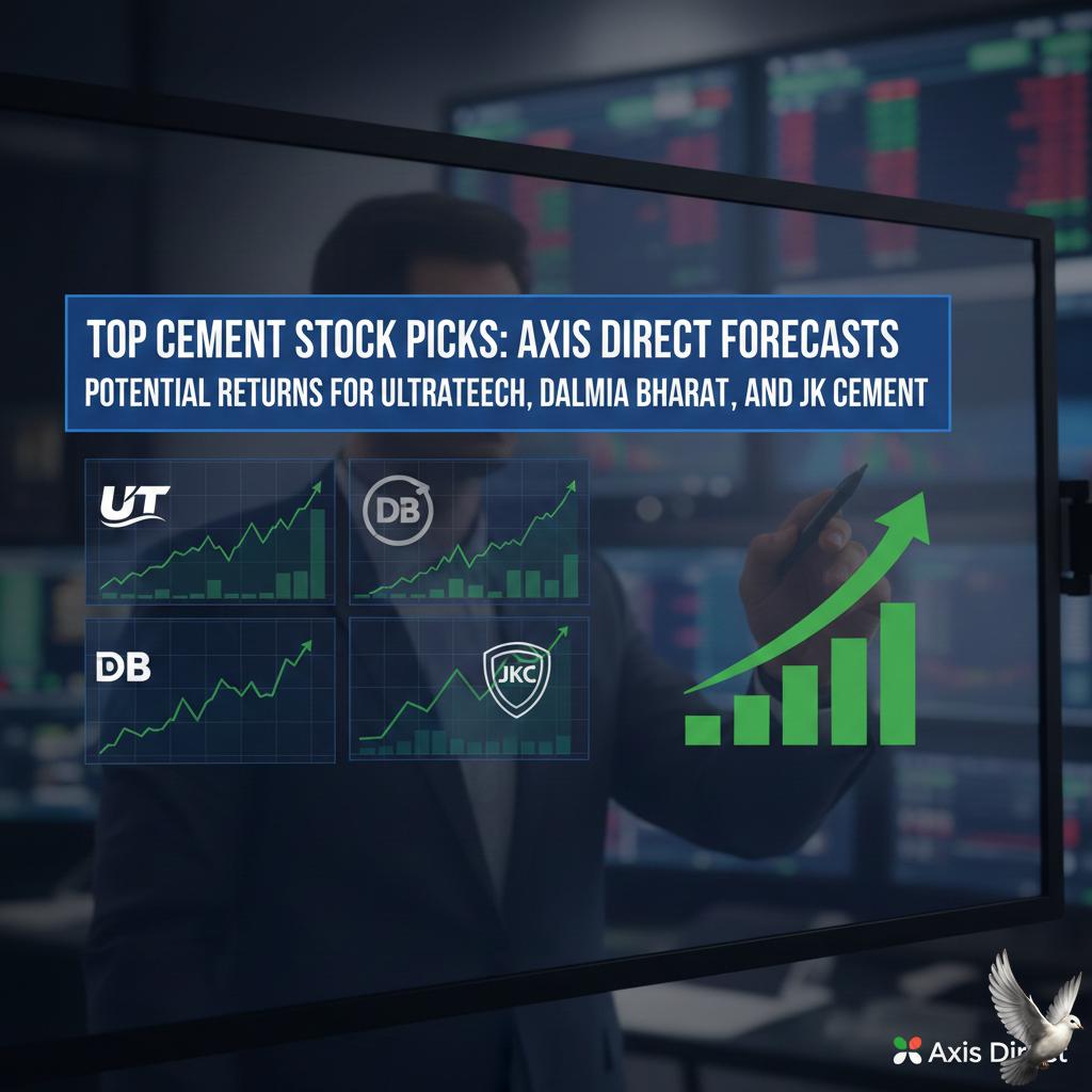 Top Cement Stock Picks: Axis Direct Forecasts Potential Returns for UltraTech, Dalmia Bharat, and JK Cement